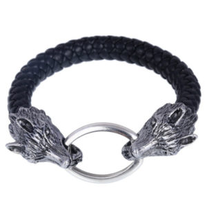 "Double Wolf"  Bracelet