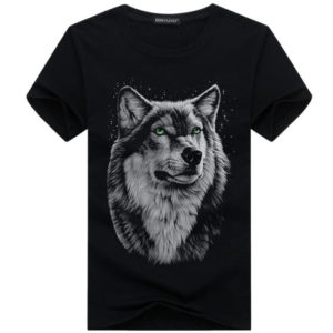 "Green Eye" Wolf  T-shirt